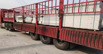 濮阳 白麻荔枝面外墙干挂，工厂装车日常