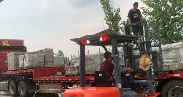 濮阳 黄金麻冰裂纹，地铺石装车