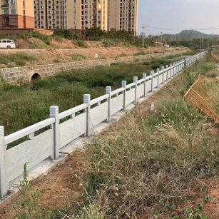 濮阳 白麻河道栏杆效果展示图