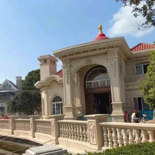 濮阳 黄金麻花岗岩欧式别墅