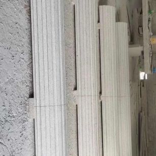 濮阳 花岗岩厂家带你看白麻花岗岩门楼大柱柱皮