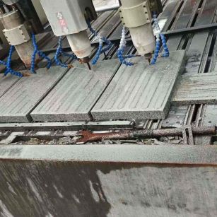 濮阳 芝麻白花岗岩荔枝面盲道雕刻