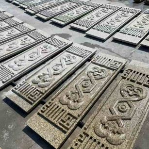 濮阳 黄金麻花岗岩外墙雕刻板