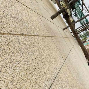 濮阳 黄金麻花岗岩荔枝面外墙干挂石材效果示例