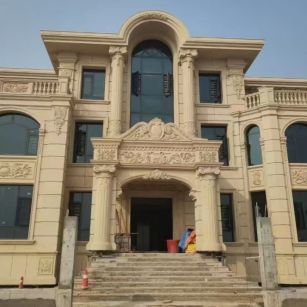 濮阳 黄金麻花岗岩别墅外墙干挂