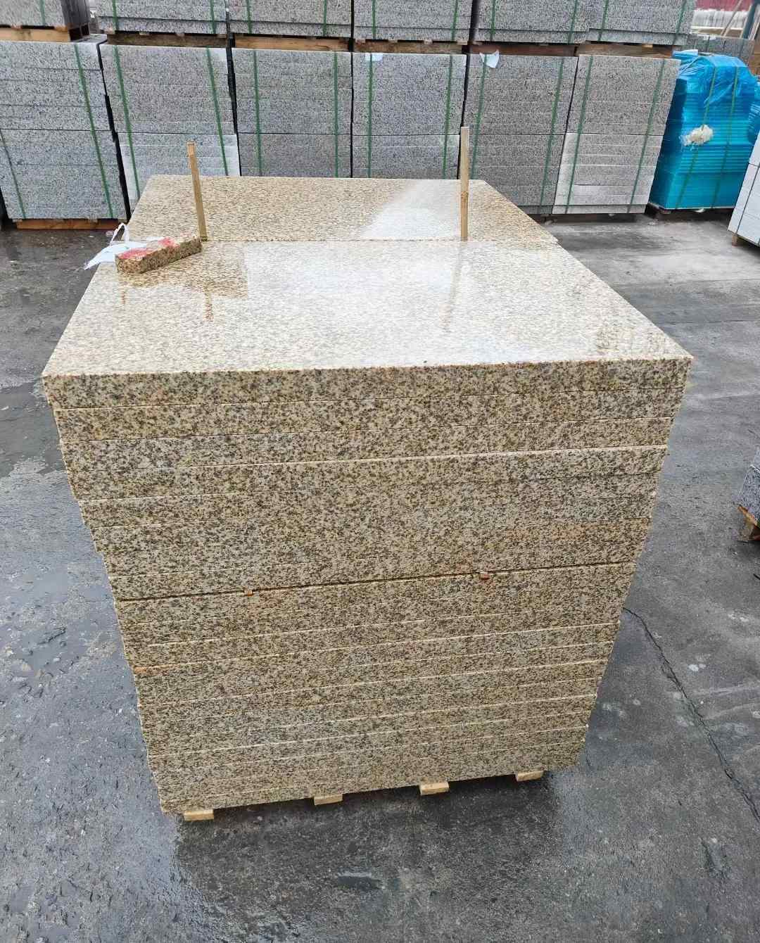 濮阳 湖北黄金麻花岗岩石材荔枝面外墙石材