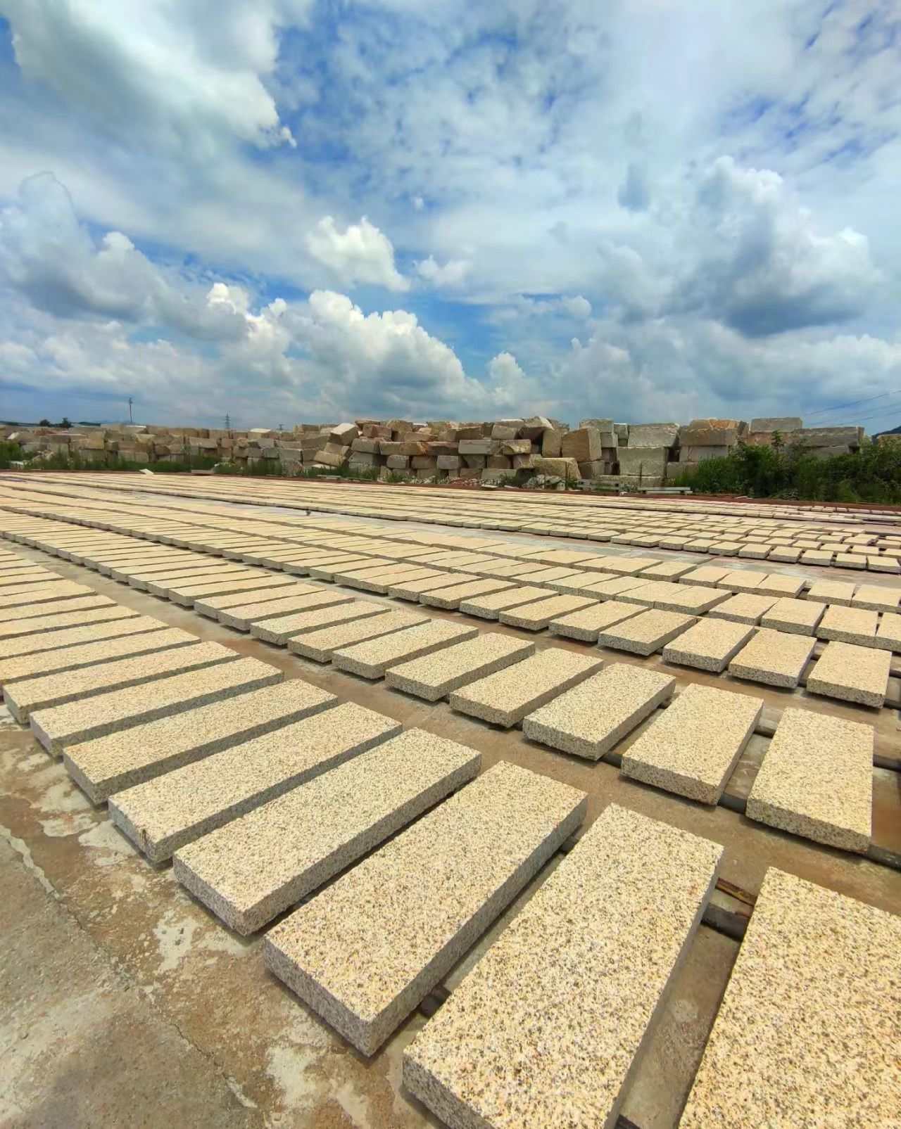 濮阳 黄金麻花岗岩荔枝面地铺石防护中